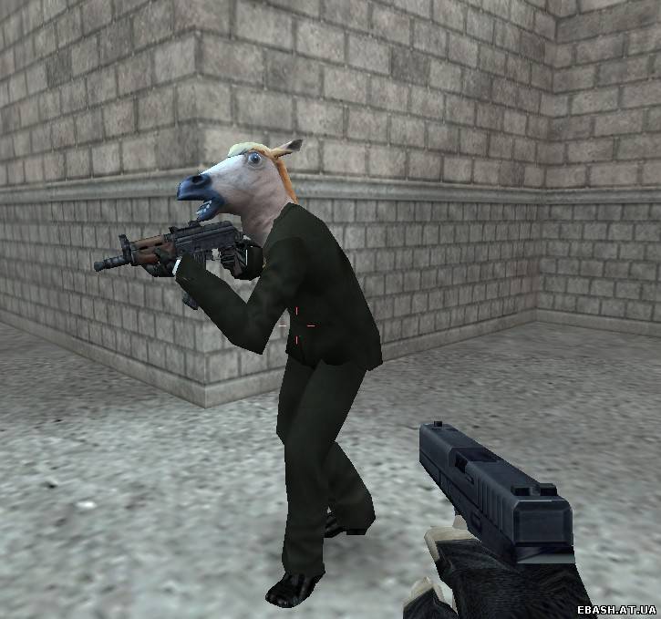 Скин Creepy Horse Mask для Counter Strike 1.6