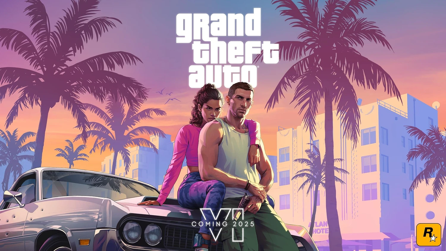 GTA 6 (Grand Theft Auto VI) – официальный трейлер с обложкой игры